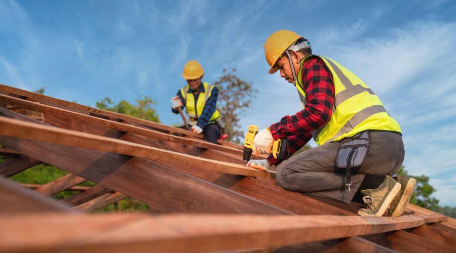 GAF Grand Sequoia installation in Mather, CA